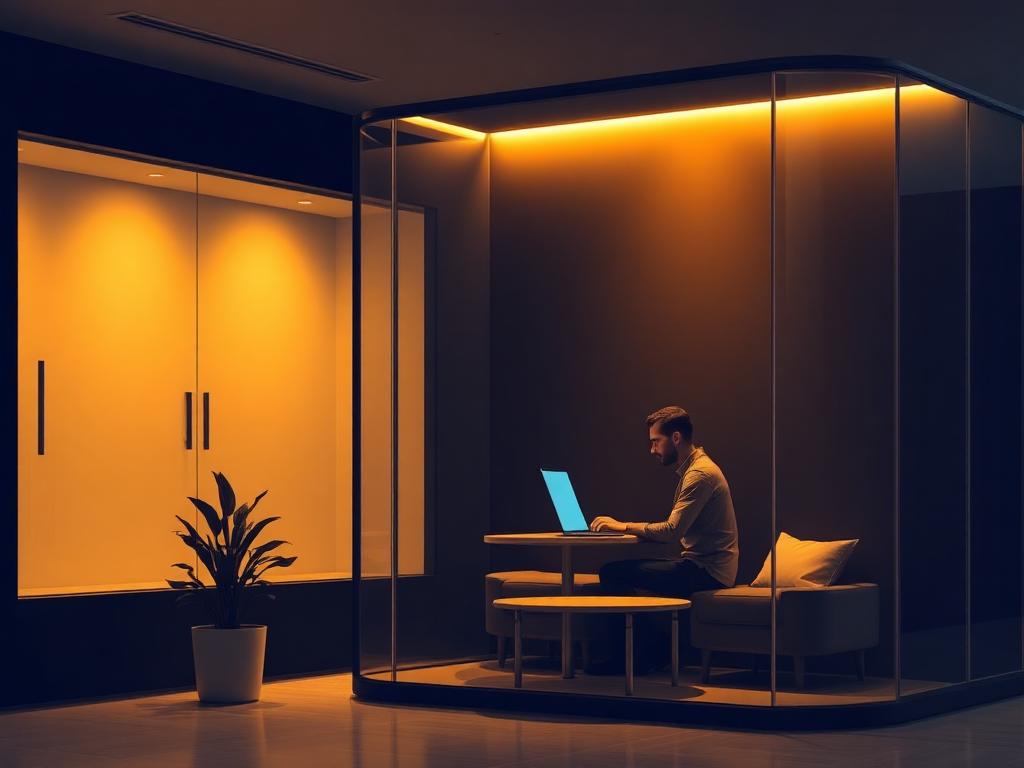 Study Pods interior at NEguso AI Career Hub